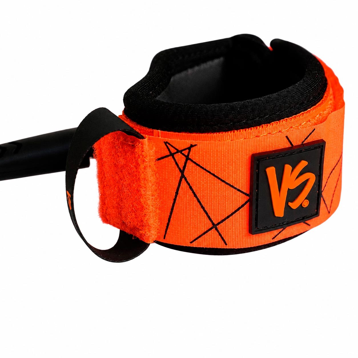Leash VS High Level 8mm Black/Orange - Frete Grátis
