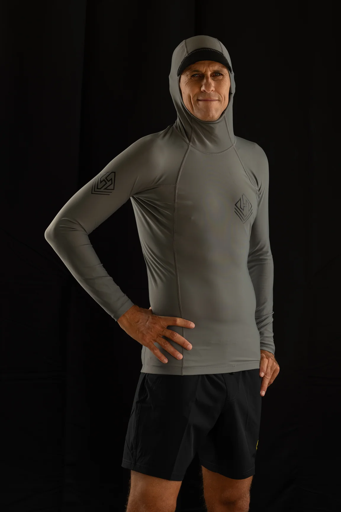 Lycra Hubb Winter Hooded Grey - Frete Grátis - Imagem 5