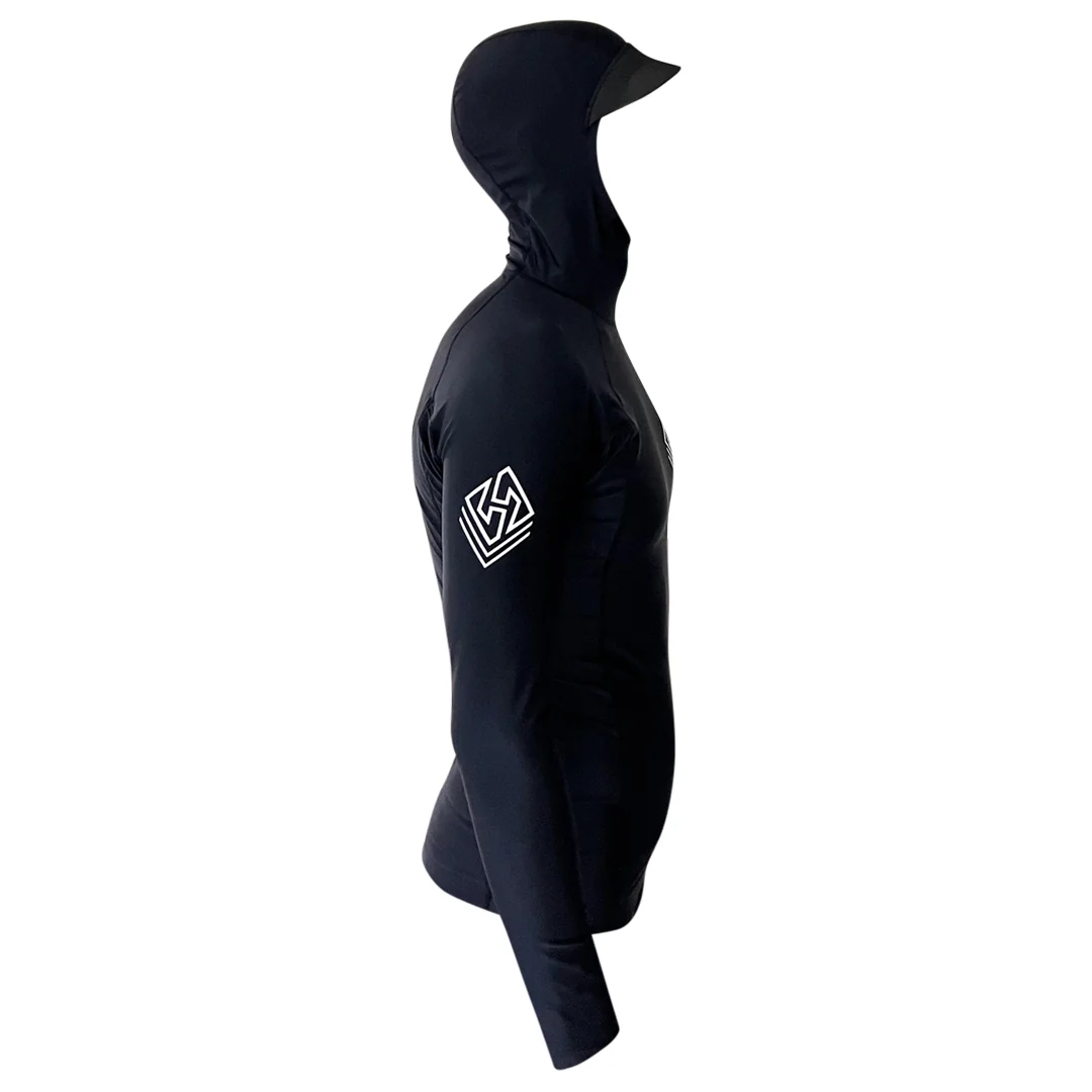 Lycra Hubb Winter Hooded Black - Frete Grátis - Imagem 4