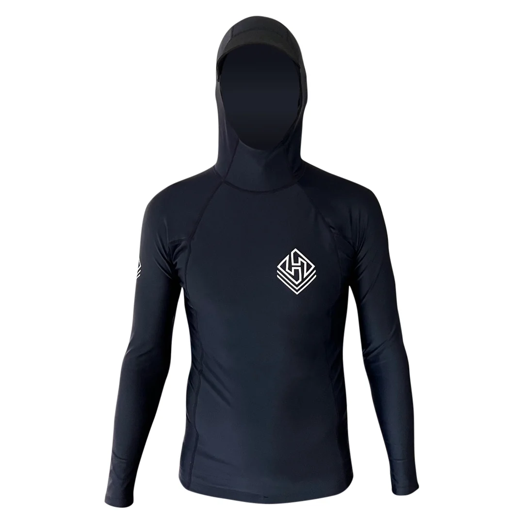 Lycra Hubb Winter Hooded Black - Frete Grátis