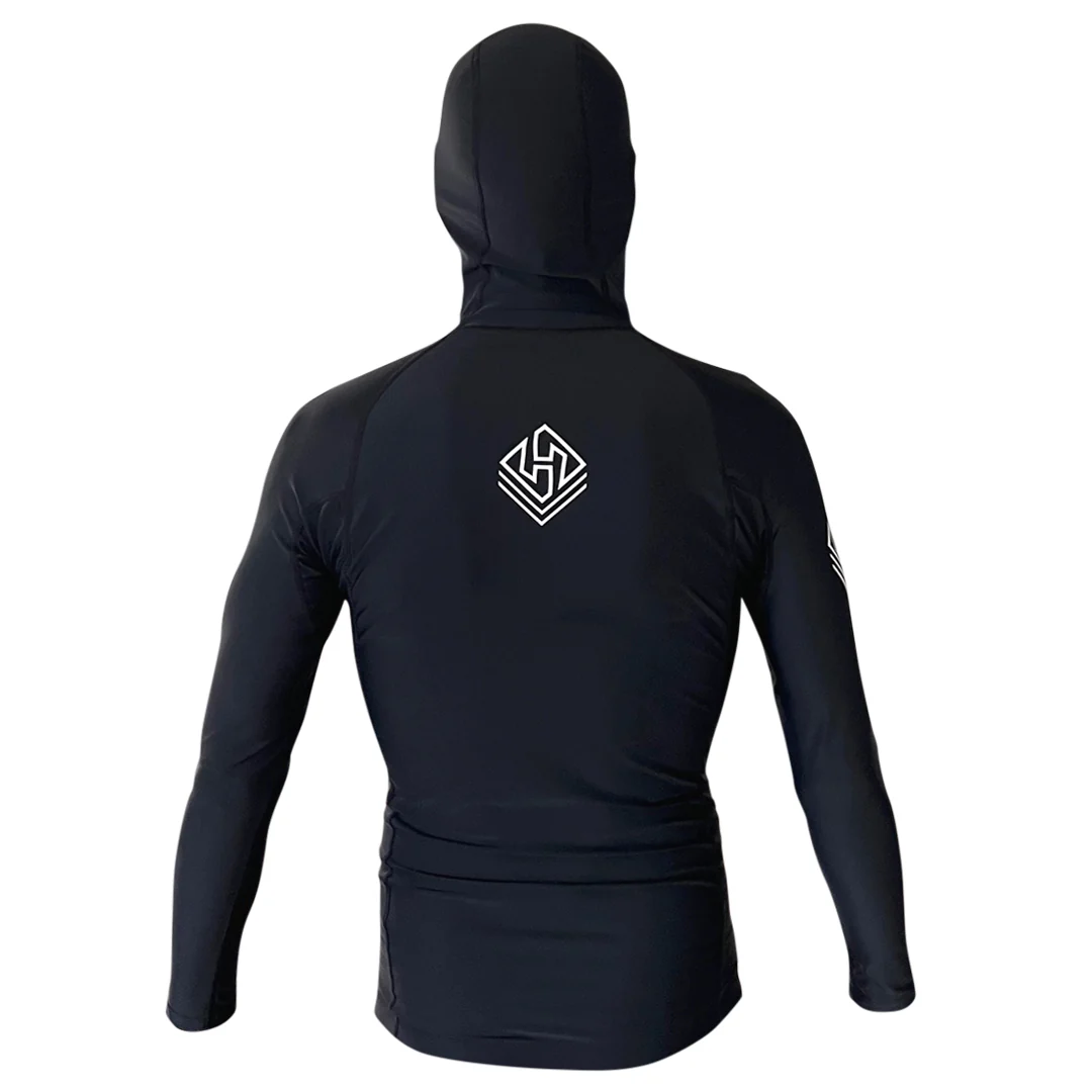 Lycra Hubb Winter Hooded Black - Frete Grátis - Imagem 3
