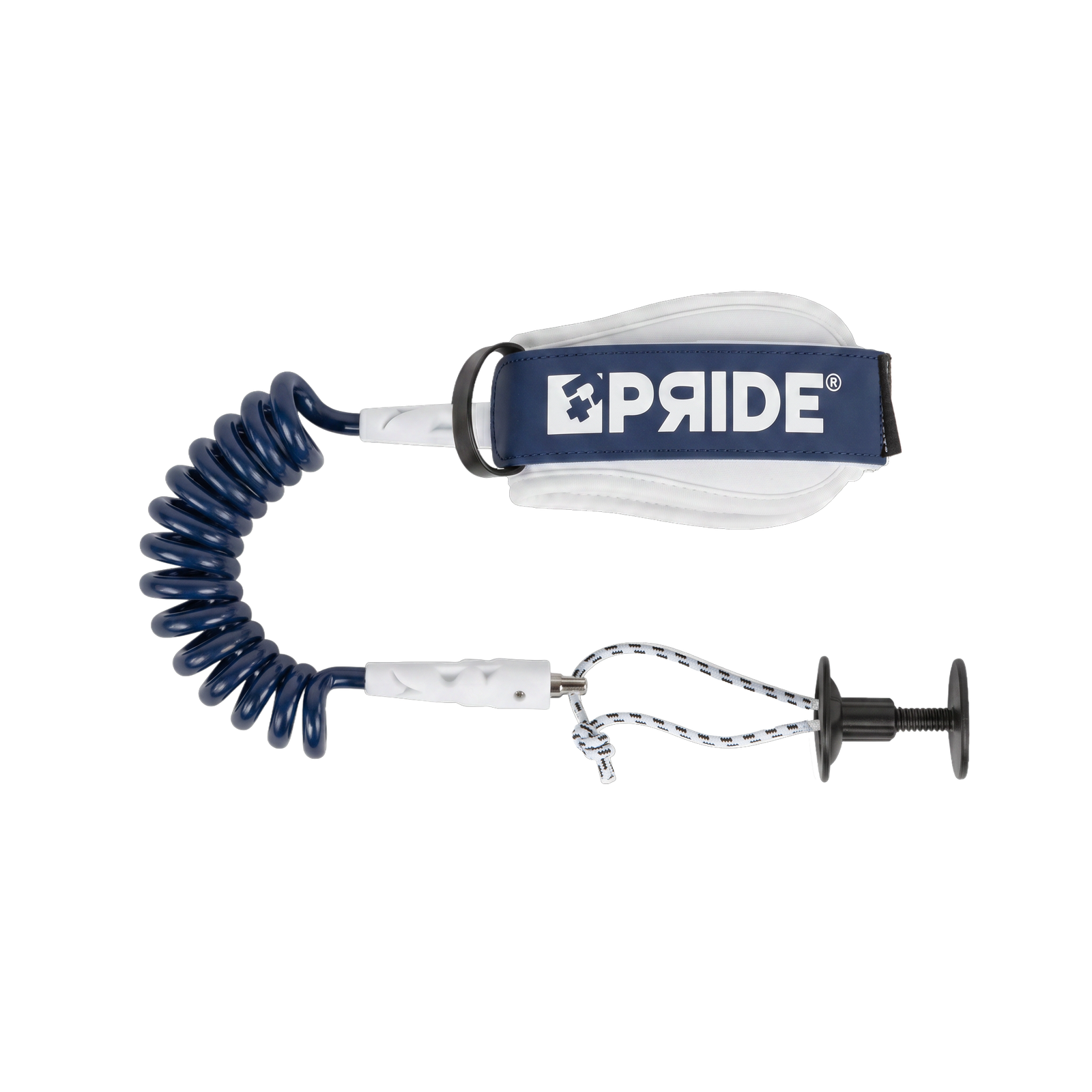 PRIDE BICEPS LEASH STRETCHFIT 8MM PPS RUGGED - INDIGO