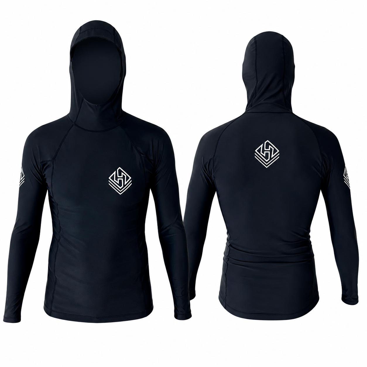 Lycra Hubb Winter Hooded Black - Frete Grátis